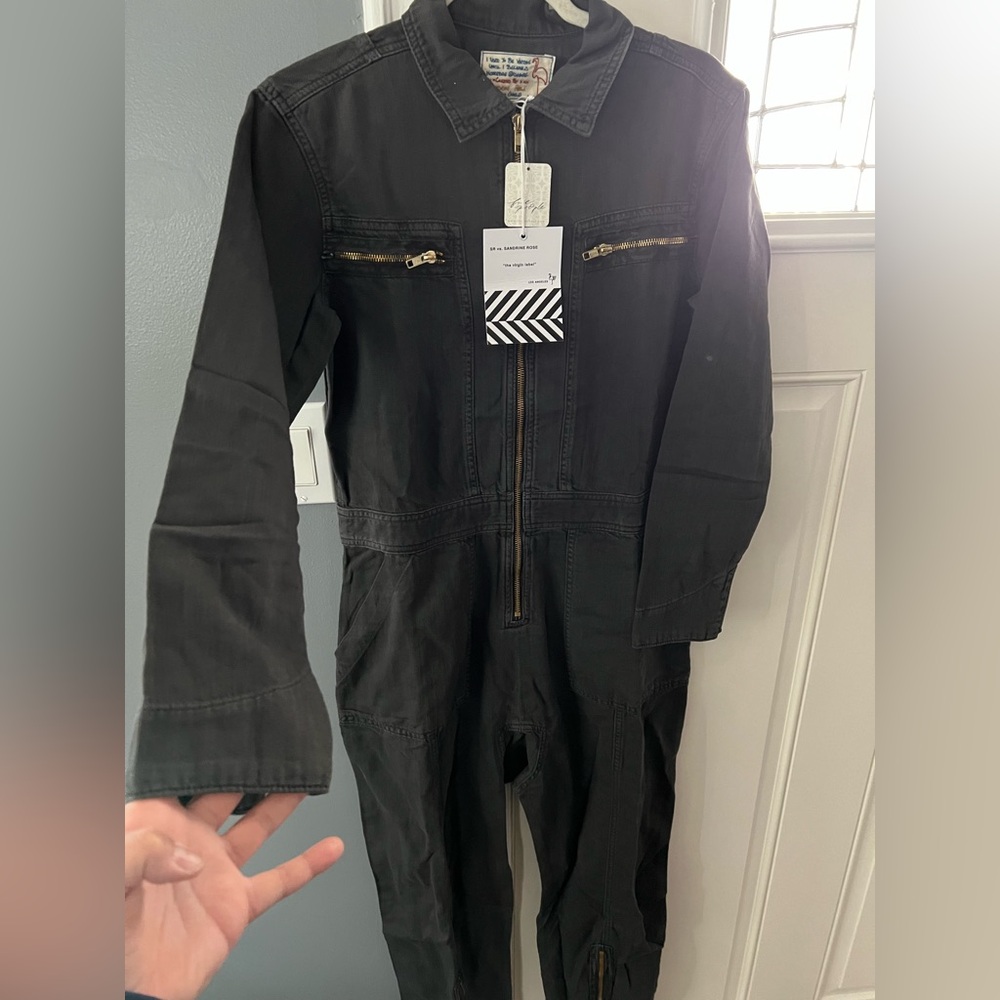 NWT: Sandrine Rose X Free People Zip Jumpsuit - Picture 13 of 15